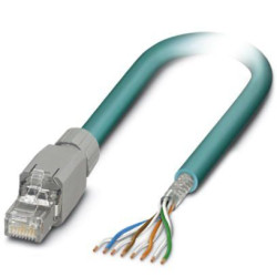 Kabel Ethernet Cat5 długość 5m Z zakończeniem Phoenix Contact