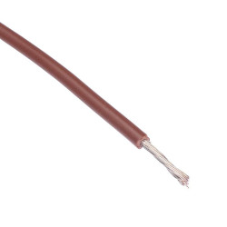 Brown UL1015 16AWG 26/0.25mm Tinned Copper Stranded Wire (price per metre)