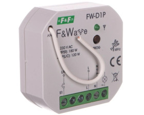 Radiowy ściemniacz uniwersalny 230V - montaż p/t 85-265V AC/DC FiWave FW-D1P