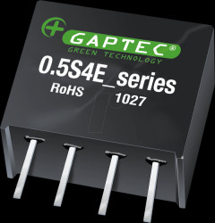 0.5S4E_1205S1U DC/DC converter, 0.5 W, 5 V, SIL 4