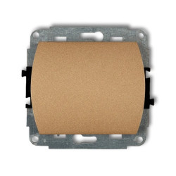 TREND Łącznik jednobiegunowy złoty metalik 8WP-1