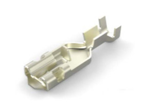 Konektor płaski Żeński 6.43 (W) x 0.84mm długość 22.6mm Izolacja: Nieizolowane Nikiel