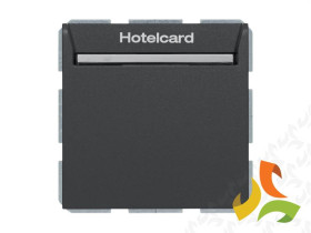 B.Kwadrat/B.3/B.7 Wyłącznik przekaźnikowy na kartę hotelową antracyt mat 16409906 HAGER