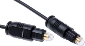 Optyczny kabel audio, złącze A: TOSlink, złącze B: TOSlink, dł.: 2.5m