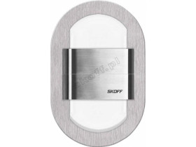 Oprawa przyschodowa DUO RUEDA LED Light 10 V DC 1,6 W IP 20 4000 K szlif Inox