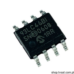 93LC46B-I-SN 1kBit Serial EEPROM SMD-SO8 MICROCHIP