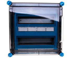 Skrzynka modułowa Mi, IP 65, wlk.2 - 2x12 modułów, bez zacisków, z drzwiczkami Mi 1226 2000619