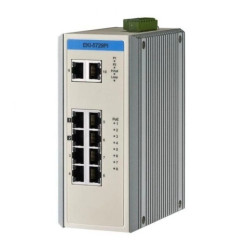 Przemysłowy switch ProView SCADA - 8 portów gigabitowych PoE/PoE+, 2 porty gigabitowe, zasilanie 12-24VDC EKI-5729PI-AE