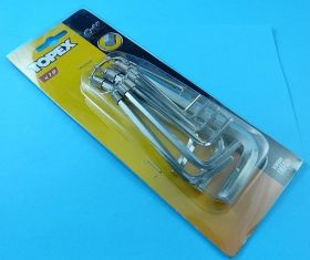 KLUCZE IMBUSOWE 10-SZT CRV KÓŁ.1,5-10mm