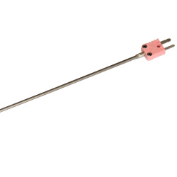 Termopara N średnica 3mm długość 500mm Złącze miniaturowe Electrotherm