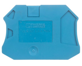 Pokrywa zamykająca niebieska D-UT 2,5/4-TWIN BU 3047142 /50szt./