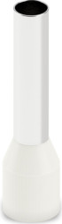 Insulated wire end ferrule, 10 mm², 28 mm/18 mm long, NFC 63-023, ivory, 2100038