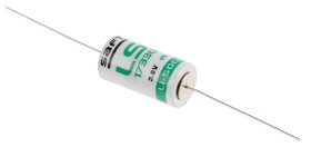 Akumulator 3.6V 2/3 A 2.1Ah Saft Lit-chlorek tionylu Smycz przewodu