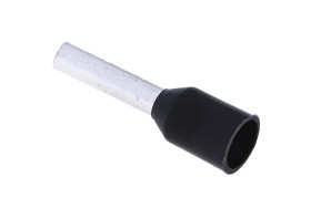 Końcówka tulejkowa izolowana 1.5mm² długość 8mm Czarny średnica 1.7mm Izolowane RS PRO