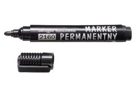 MARKER PERMAMENTNY OKRAGLY CZARNY