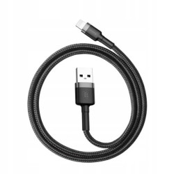 BASEUS Kabel USB 2.0 A / Lightning 8-pin (wtyk / wtyk) czarny 0,5m