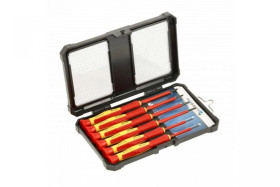 Zestaw wkrętaków precyzyjnych izolowanych 1000V stal CrV (6szt) HT1S987