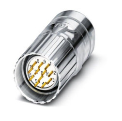 Złącze wielostykowe przemysłowe 17-pinowe M23 Montaż na kablu Wtyczka Phoenix Contact