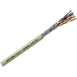 PVC data cable, 4-wire, 0.75 mm², gray, 0035820
