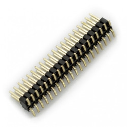Goldpin wtyk męski 2x20 raster 1,27mm - SMD