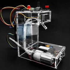 Zestaw inteligentnego dozownika wody Regulowane opóźnienie Aktywacja dotykowa Wyświetlacz cyfrowy Przycisk zatrzymania awaryjneg