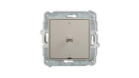 Mini Mechanizm Łącznika Dwubiegunowego W Stylu Amerykańskim Taupe 60Mwpus-9