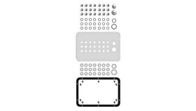 Płyta Dławicowa Wsa Z Kołnierzem Do Typu C, 23 Wejścia