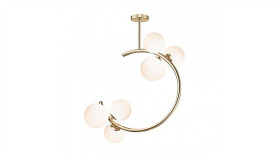 Lampa Sufitowa Plafon Molecule Złoto Francuskie C0454-06Q-F7aa Zuma Line