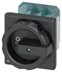 Rozłącznik główny 3P 63A 22kW AC23A 400V pokr czarne montaż tablicowy 4 otwory 3LD2504-0TK51