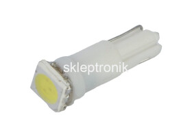 Żarówka sam. led 12V biała smd 3chips T5