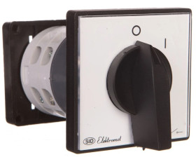 Łącznik krzywkowy 0-I 3P 16A na szynę IP65 Łuk E16-14 951604