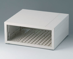 ABS enclosure, (L x W x H) 260 x 245 x 124 mm, gray white (RAL 9002), IP40, B2210217