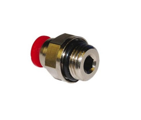 Złączka pneumatyczna M5 męskie Wciskane 6 mm Norgren Adapter gwintowany prosty