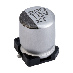 JB Capacitors JCK1C221M063077 220uF 20% 16V 105&#xB0;c SMD Alum Elec C/T