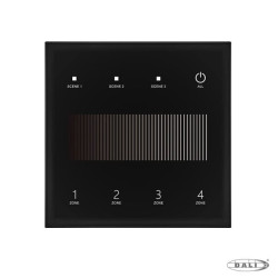 4-strefowy naścienny panel DALI master do LED MONO 24V/Bus TD1-4S(B)