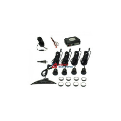 Czujnik Cofania BS415 czarne - 4 czujniki, wyświetlacz LED, HANTOM