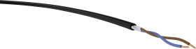 Przewód zasilania VER H07RN-F 2x 1 Ri.100, H07RN-F, 2 x 1 mm², czarny, 100 m