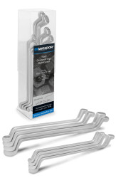 Matador Schraubwerkzeuge 02009080 02009080 Klucz oczkowy podwójny 8 szt. Rozmiar klucza (metryczny) (tylko do tytułu) 6