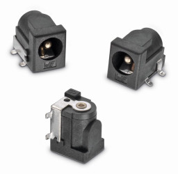 Gniazdo DC Gniazdo DC Montaż na płytce drukowanej 5.0A 24.0 V.