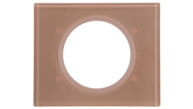 Celiane Ramka Pojedyncza Szkło Mokka 069461