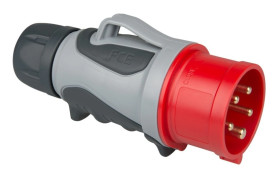 Wtyczka przenośna 16A 5P 400V 6h IP44/54 GRIP 0153-6tt