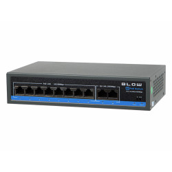 Switch POE 8xPoE 100Mb 100W BL-SW10-8P 2UpLink BLOW