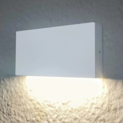 Kinkiet Ogrodowy Elewacyjny LED Biały Góra lub Dół 5.5W 450lm IP44 PROSTOKĄT CHICAGO Goldlux