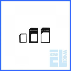 ADAPTER NANO SIM 3w1 CZARNY /G517