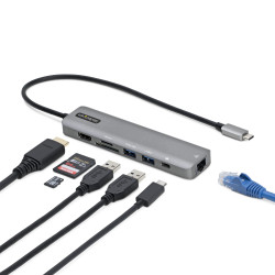 Stacja dokująca, magistrala: USB-C, 3840 x 2160, USB: 3, typ: USB A, USB C, standard: USB C