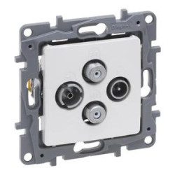 Niloe Selection Gniazdo tv-rd-sat-sat końcowe do instalacji typu gwiazda 1,5db perła 762466