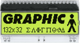 Wyświetlacz LCD DISPLAY VISIONS EADOGM132E-5 (S x W x G) 55 x 31 x 2 mm