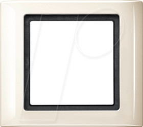 400144 Aqua design frame - 1-gang, white