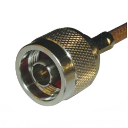 Złącze koncentryczne Montaż na kablu Męski 50Ω typ złącza Złącze N 11GHz Połączenie zagniatane typ kabla RG142, RG223,