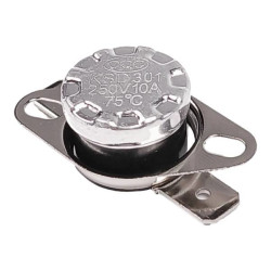 Termostat bimetaliczny KSD301 75st C - 10A - wyłącznik termiczny - NC